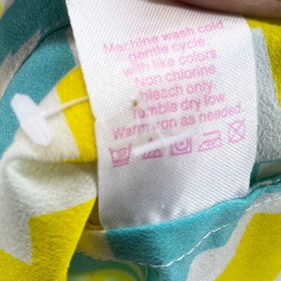 Macbeth Collection Margaret Josephs Blouse Womens Multicolor Long Sleeve Top M - Picture 5 of 10